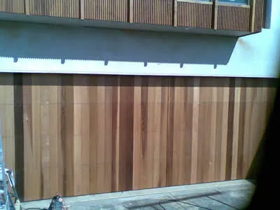 Timber Garage Door